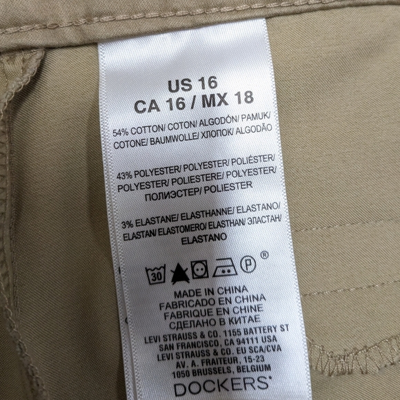 Dockers Smooth Khaki Pants Cuffed - Picture 5 of 14